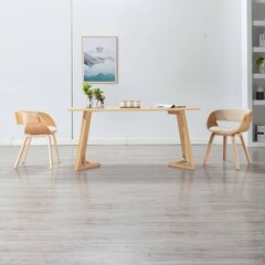 Обеденный стул, коричневый цена и информация | Стулья для кухни и столовой | kaup24.ee