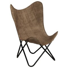 Раскладное кресло, цвет тауп, брезент цена и информация | Кресла | kaup24.ee