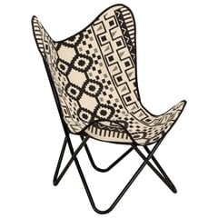 Раскладное кресло, брезент, с узорами цена и информация | Кресла | kaup24.ee