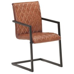 Кресло обеденные стулья vidaXL, 4 шт., коричневые цена и информация | Стулья для кухни и столовой | kaup24.ee