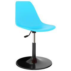 vidaXL pöörlevad toolid 2 tk, sinine, PP hind ja info | Söögitoolid, baaritoolid | kaup24.ee