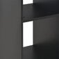 vidaXL baarilaud, must, 60 x 60 x 110 cm hind ja info | Köögi- ja söögilauad | kaup24.ee