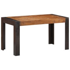 Обеденный стол, 140x70x76 см, коричневый цена и информация | Кухонные и обеденные столы | kaup24.ee