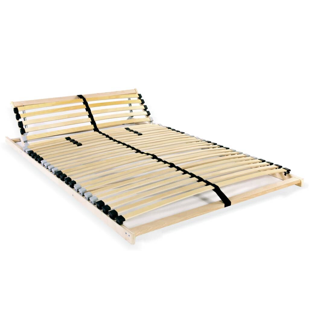 vidaXL voodi aluspõhi, 28 liistu, 7 piirkonda, 100 x 200 cm hind ja info | Voodipõhjad ja voodijalad | kaup24.ee