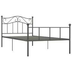 vidaXL voodiraam hall metallist 90 x 200 cm цена и информация | Кровати | kaup24.ee