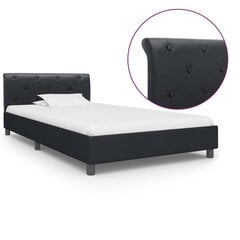 Каркас кровати, 100x200 см, искусственная кожа цена и информация | Кровати | kaup24.ee