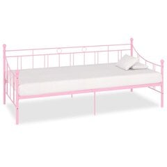 Металлический каркас кровати, 90x200 см, розового цвета цена и информация | Кровати | kaup24.ee