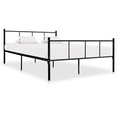 Кровать, металлическая, черная, 160 x 200 см цена и информация | Кровати | kaup24.ee