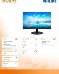 Philips 241V8L/00 hind ja info | Monitorid | kaup24.ee