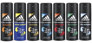 Meeste spreideodorant Adidas Cool & Dry 6 in 1 150 ml hind ja info | Deodorandid | kaup24.ee