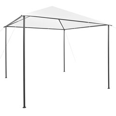 vidaXL varjualune 3 x 3 x 2,7 m valge 180 g/m² цена и информация | Беседки, навесы, тенты | kaup24.ee