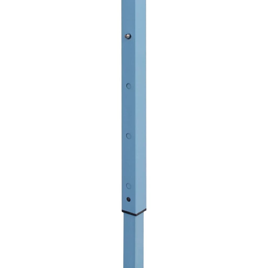 vidaXL kokkupandav varikatus 2 külgseinaga, 496 x 496 x 315 cm, sinine цена и информация | Varikatused ja aiapaviljonid | kaup24.ee