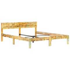 vidaXL voodiraam, taastatud puit, 180 x 200 cm hind ja info | Voodid | kaup24.ee