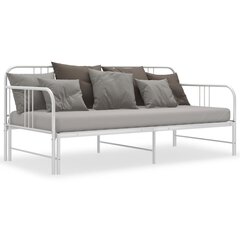 Выдвижной каркас дивана-кровати, белый, 90x200 см, металл цена и информация | Кровати | kaup24.ee