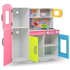 vidaXL laste mänguköök MDF 80 x 30 x 85 cm värviline hind ja info | Tüdrukute mänguasjad | kaup24.ee