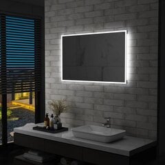vidaXL vannitoa LED-seinapeegel 100 x 60 cm цена и информация | Подвесные зеркала | kaup24.ee