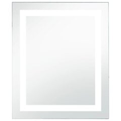 vidaXL vannitoa LED-seinapeegel puutetundliku anduriga 50 x 60 cm цена и информация | Зеркальца | kaup24.ee