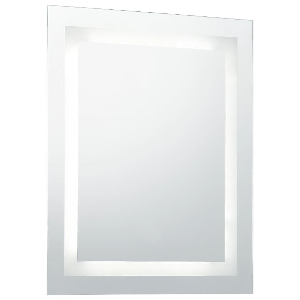 vidaXL vannitoa LED-seinapeegel puutetundliku anduriga 50 x 60 cm цена и информация | Peeglid | kaup24.ee