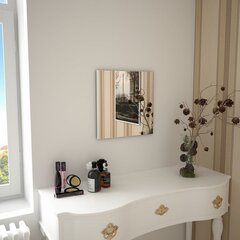 vidaXL seinapeegel, 40 x 40 cm, kandiline, klaasist цена и информация | Подвесные зеркала | kaup24.ee