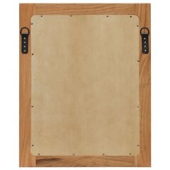 vidaXL peegel, 40 x 50 cm, tammepuit hind ja info | Peeglid | kaup24.ee