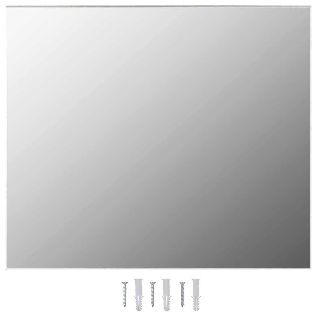 vidaXL raamita peegel, 70 x 50 cm, klaas hind ja info | Peeglid | kaup24.ee