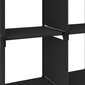 vidaXL 6 kuubikuga vitriinriiul, must, 103 x 30 x 72,5 cm, kangas hind ja info | Riiulid | kaup24.ee