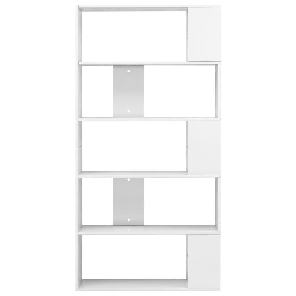 vidaXL raamaturiiul/ruumijagaja valge 80 x 24 x 159 cm puitlaastplaat hind ja info | Riiulid | kaup24.ee