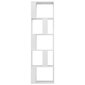 vidaXL raamaturiiul/ruumijagaja valge 45 x 24 x 159 cm puitlaastplaat hind ja info | Riiulid | kaup24.ee