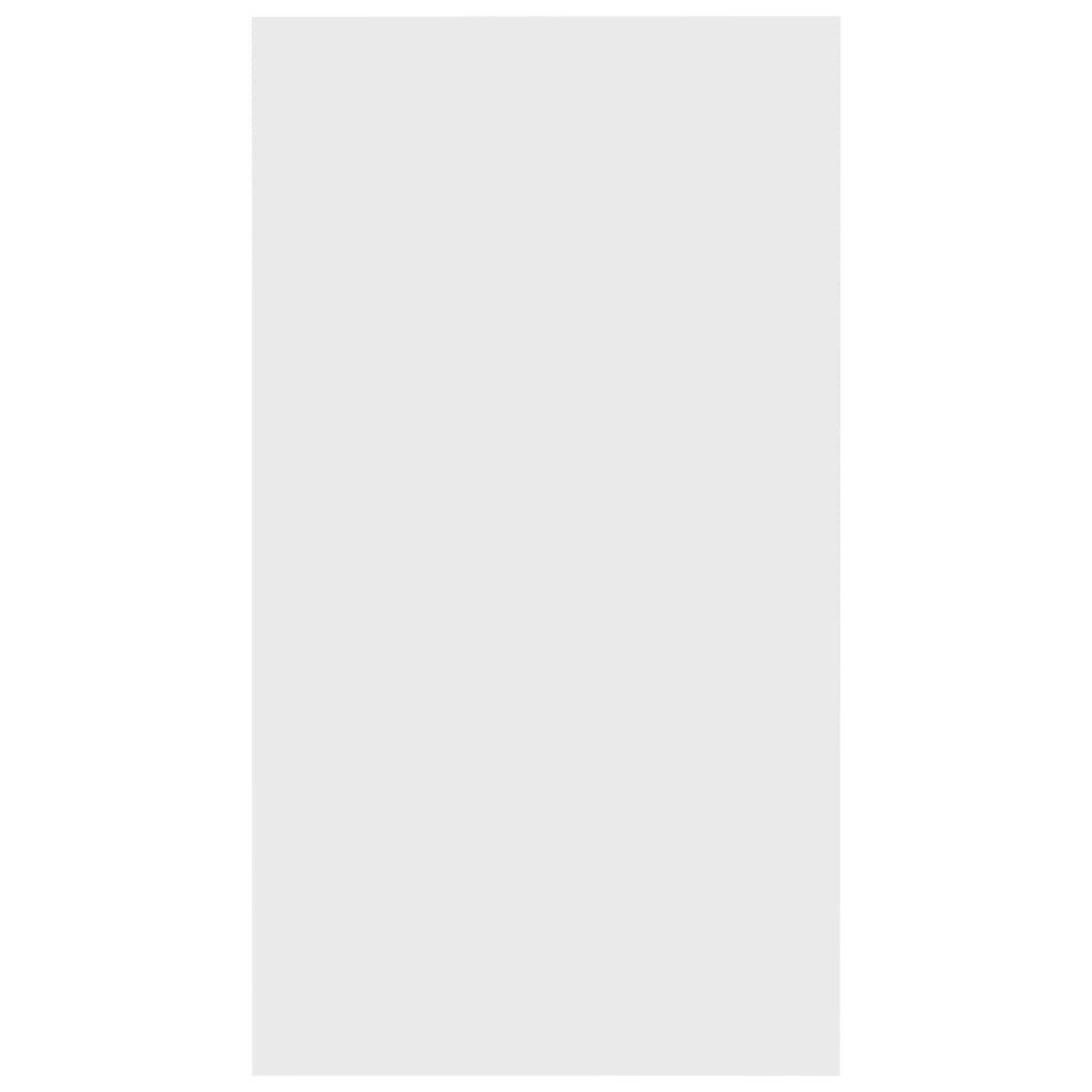 vidaXL raamaturiiul/puhvetkapp, valge, 66 x 30 x 97,8 cm, puitlaastplaat hind ja info | Riiulid | kaup24.ee