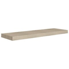 vidaXL seinariiul, tamm, 80 x 23,5 x 3,8 cm MDF цена и информация | Полки | kaup24.ee