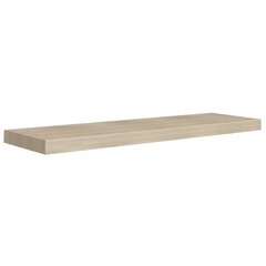 vidaXL seinariiul, tammevärvi, 90 x 23,5 x 3,8 cm MDF цена и информация | Полки | kaup24.ee