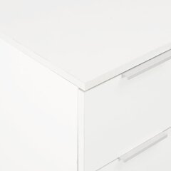 vidaXL puhvetkapp kõrgläikega valge 60 x 35 x 76 cm, puitlaastplaat цена и информация | Комоды | kaup24.ee