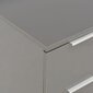 vidaXL puhvetkapp kõrgläikega hall 60 x 35 x 76 cm, puitlaastplaat hind ja info | Kummutid | kaup24.ee