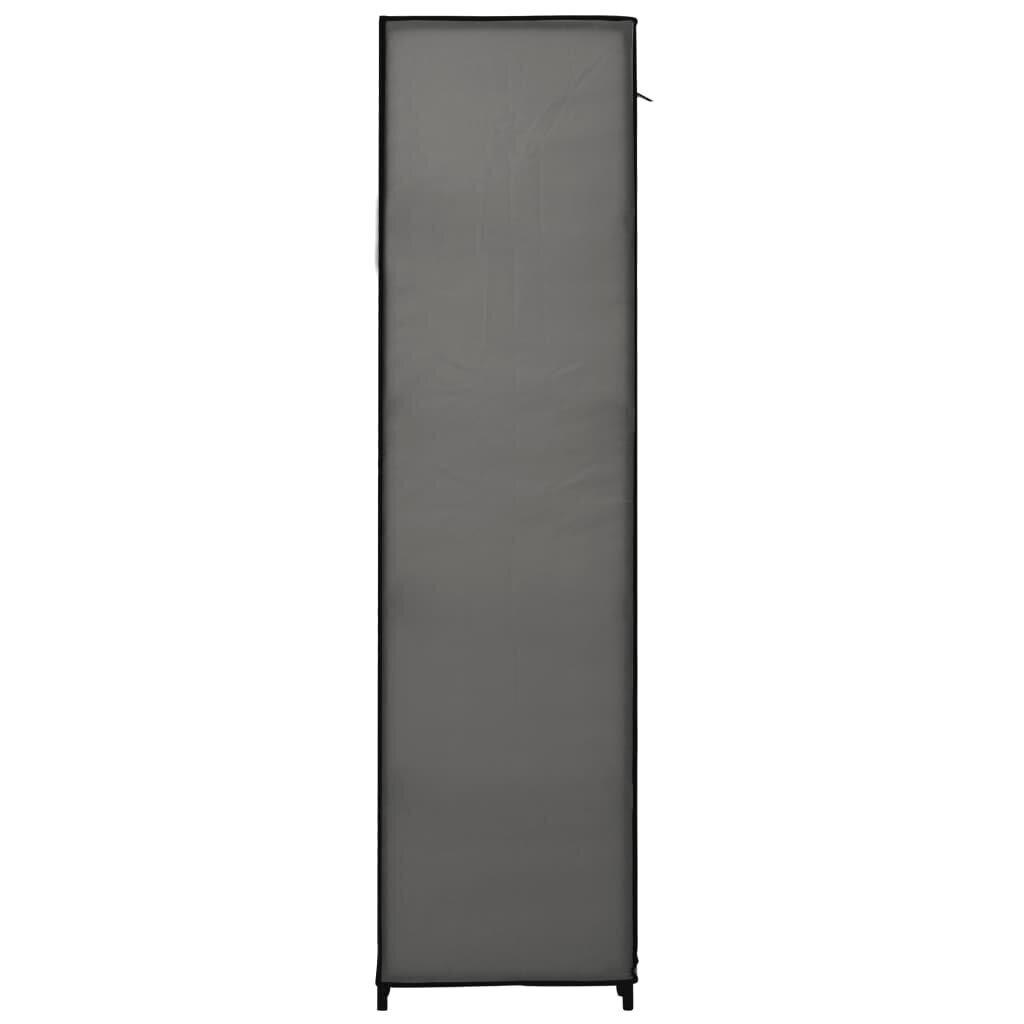 vidaXL kokkupandavad riidekapid 2 tk, hall, 110 x 45 x 175 cm, kangas цена и информация | Kapid | kaup24.ee