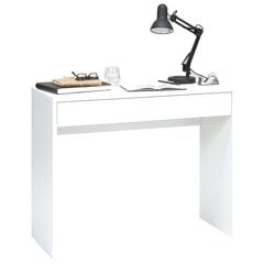 FMD kirjutuslaud laia sahtliga, 100 x 40 x 80 cm, valge hind ja info | Arvutilauad, kirjutuslauad | kaup24.ee
