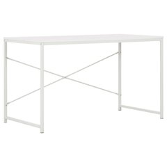 vidaXL arvutilaud, valge, 120 x 60 x 70 cm цена и информация | Компьютерные, письменные столы | kaup24.ee