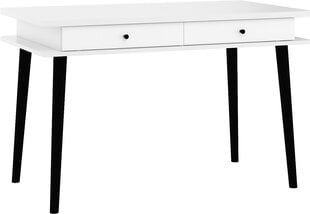 Письменный стол Meblocross Dolce Dol-02, белый/черный цена и информация | Компьютерные, письменные столы | kaup24.ee