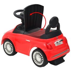 vidaXL pealeistutav auto Fiat 500 punane цена и информация | Электромобили для детей | kaup24.ee
