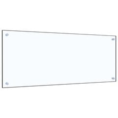 vidaXL köögi pritsmekaitse, läbipaistev, 100 x 40 cm, karastatud klaas hind ja info | Köögimööbli tarvikud | kaup24.ee