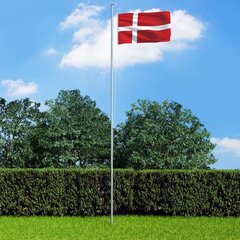 vidaXL Taani lipp 90 x 150 cm цена и информация | Флаги и держатели для флагов | kaup24.ee