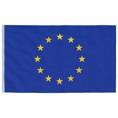 vidaXL Euroopa Liidu lipp 90 x 150 cm цена и информация | Флаги и держатели для флагов | kaup24.ee