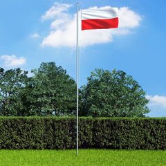 vidaXL Poola lipp 90 x 150 cm hind ja info | Lipud ja tarvikud | kaup24.ee