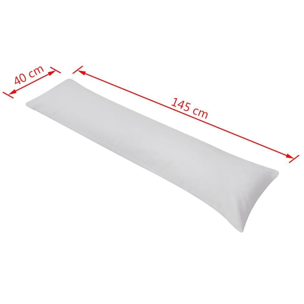 vidaXL küljepadi 40 x 145 cm, hall hind ja info | Padjad | kaup24.ee