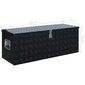 vidaXL alumiiniumist kast 1085 x 370 x 400 mm, must hind ja info | Tööriistakastid, tööriistahoidjad | kaup24.ee