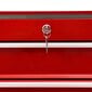 vidaXL tööriistakäru 10 sahtliga, terasest, punane hind ja info | Tööriistakastid, tööriistahoidjad | kaup24.ee