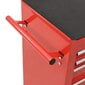 vidaXL tööriistakäru 21 sahtliga, terasest, punane hind ja info | Tööriistakastid, tööriistahoidjad | kaup24.ee