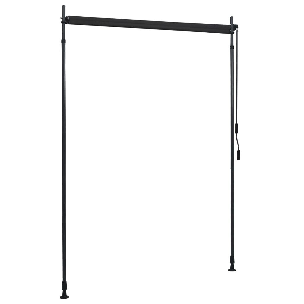 vidaXL väliruloo 150 x 270 cm, antratsiithall hind ja info | Rulood | kaup24.ee