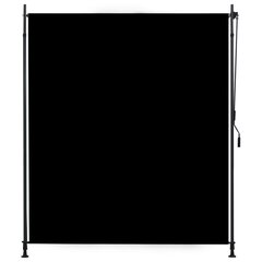 vidaXL väliruloo 200 x 270 cm, antratsiithall цена и информация | Рулонные шторы | kaup24.ee