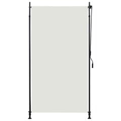 vidaXL väliruloo 120 x 270 cm, kreemjasvalge цена и информация | Рулонные шторы | kaup24.ee