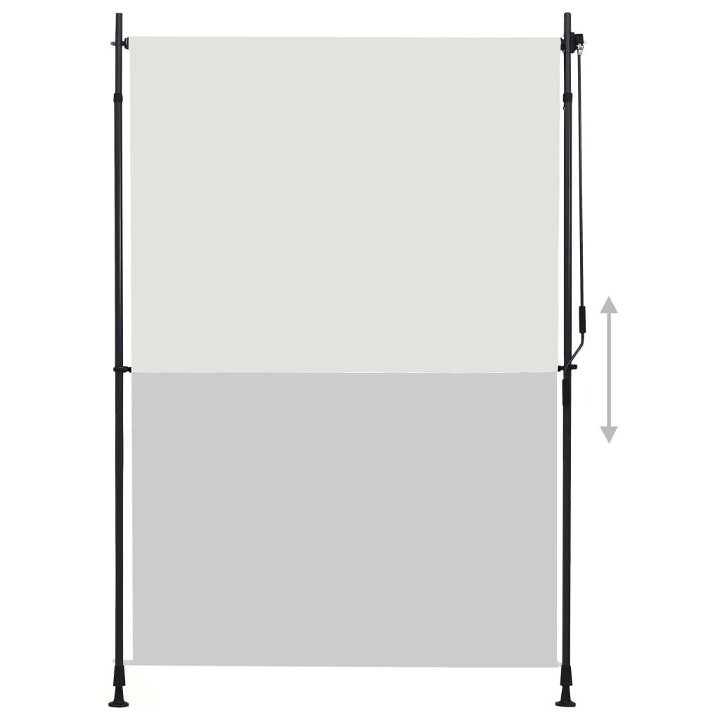 vidaXL väliruloo 150 x 270 cm, kreemjasvalge hind ja info | Rulood | kaup24.ee